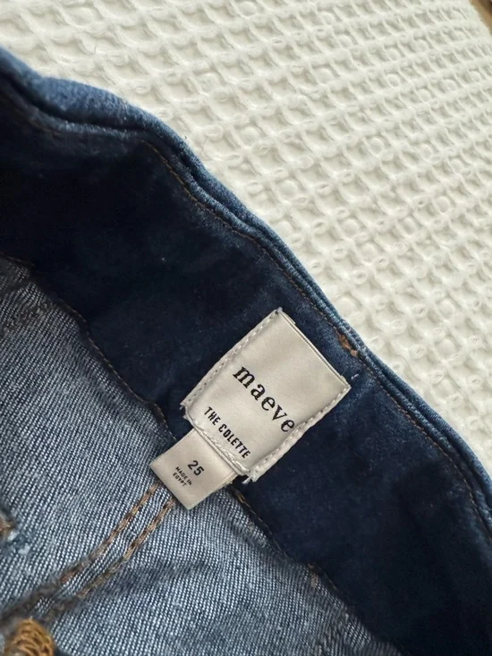 Maeve Dark Blue Wide-Leg High-Rise Jeans - Picture 3 of 4